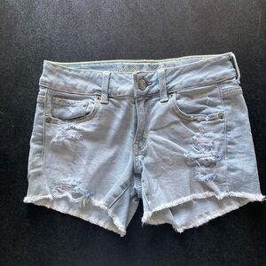 American Eagle Outfitters Light Blue Denim Shorts
